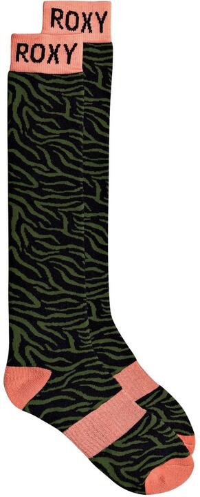 podkolanówky damskie ROXY MISTY SOCKS Bronze Green - GQQ0