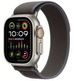 Apple Watch Ultra 2 GPS + Cellular koperta z tytanu 49mm opaska Trail Niebieskim/czarnym M/L Smartwatch