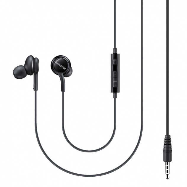 Samsung dokanałowe słuchawki 3,5mm mini jack z pilotem i mikrofonem czarny (EO-IA500BBEGWW)