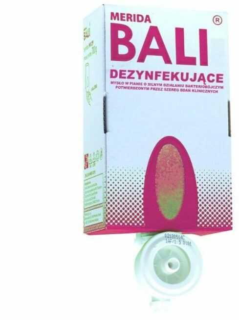 Mydło w pianie Merida bali dezynfekujące wkład jednorazowy 700 g