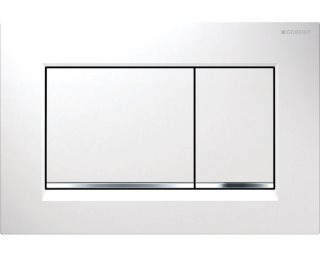 GEBERIT Przycisk do spłuczek Sigma30 246x164x12 mm biały/chrom błyszczący 115883KJ1