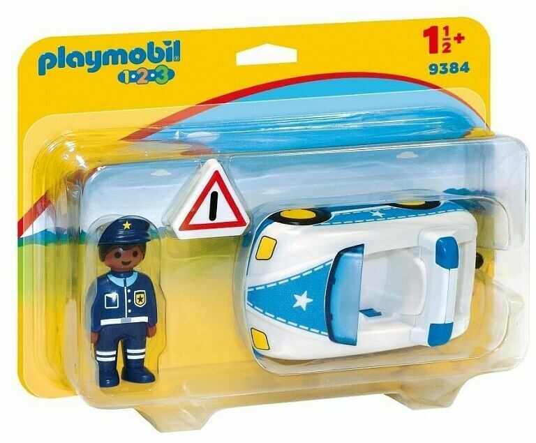 Playmobil 1.2.3 Samochód policyjny