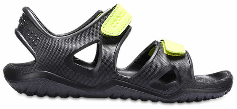 Sandały dziecięce Crocs Swiftwater River czarne 20498809W