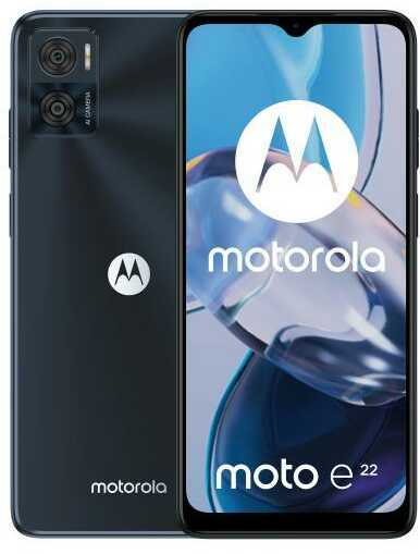 Motorola moto e22 4/64GB - 6,5" - 16 Mpix - czarny - Kup na Raty - RRSO 0%