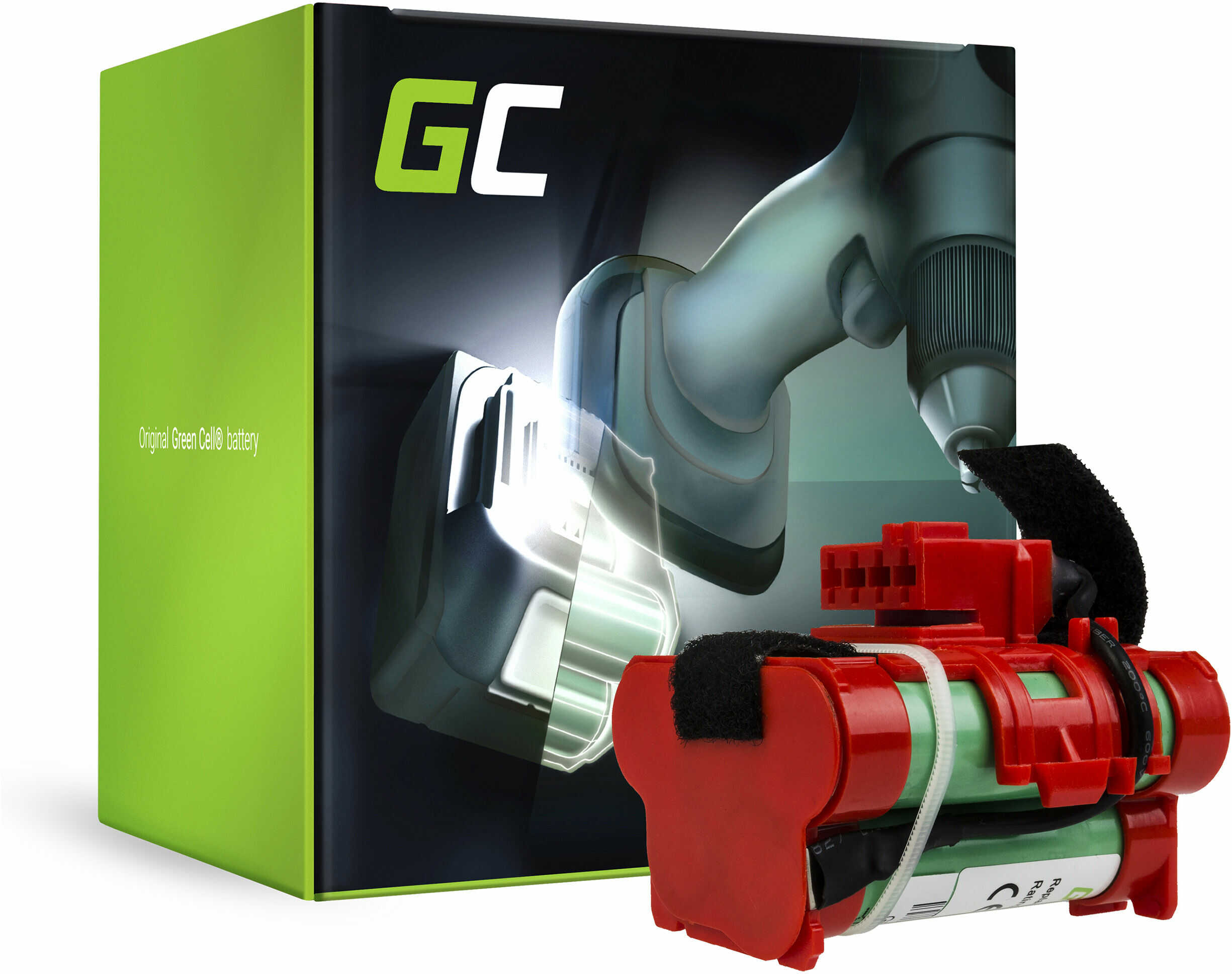 Bateria Green Cell (2.5Ah 18V) do Gardena R38Li R50Li R80Li Husqvarna Automower 105 305 Flymo 1200R McCulloch ROB R1000 R800