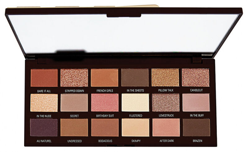 MAKEUP REVOLUTION - NUDES EYESHADOW PALETTE - Paleta 18 cieni do powiek