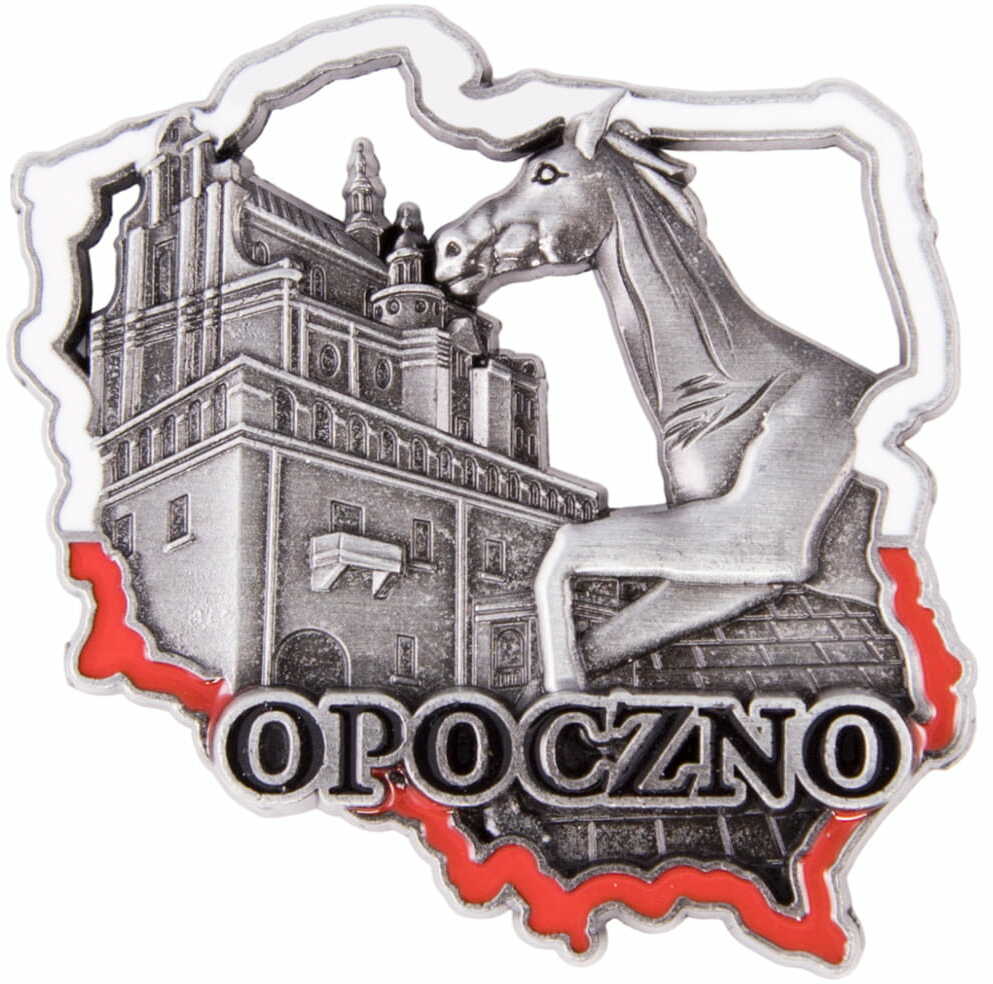 Magnes metalowy kontur Opoczno
