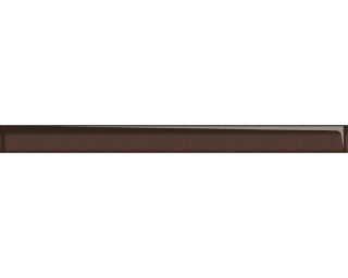 Płytka ścienna listwa szklana UNIVERSAL brown new glossy 4,8x60 gat. I