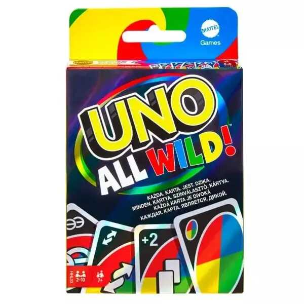 Uno All Wild Dzikie karty - Mattel