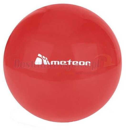 Piłka Meteor gumowa 20 cm kolor czerwony lekka