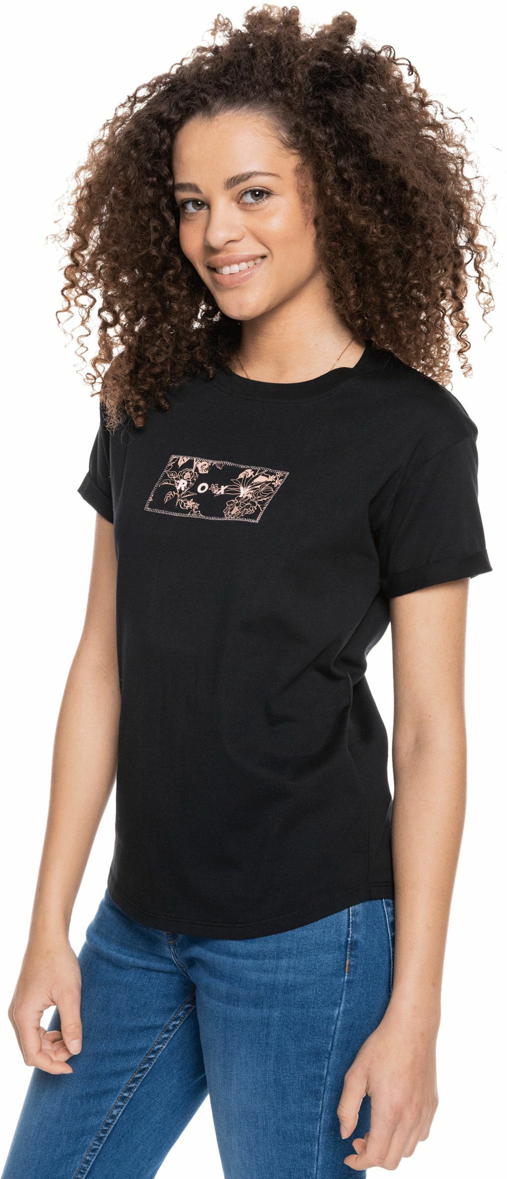 t-shirt damski ROXY EPIC AFTERNOON TEE Anthracite - KVJ0