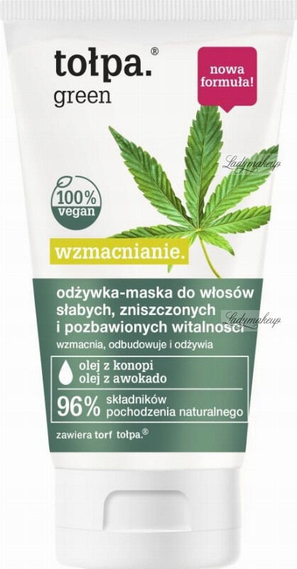 Tołpa - Green - Wzmacnianie - Odżywka - maska do włosów słabych, zniszczonych i pozbawionych witalności - 150 ml