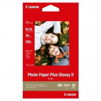 Canon PP-201 Photo Paper Plus Glossy, papier fotograficzny, błyszczący, biały, 10x15cm, 4x6", 275 g/m2, 50 szt.