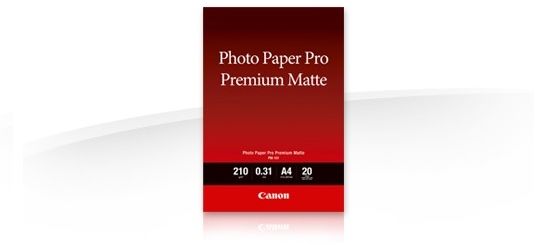 Canon FA-PM1 Photo paper premium mat, papier fotograficzny, matowy, biały, A4, 210 g/m2, 20 szt., drukowanie atramentowe