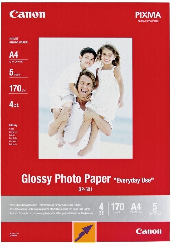 Canon MP-101 matowye Photo Paper, papier fotograficzny, matowy, biały, A4, 170 g/m2, 5 szt., 7981A042