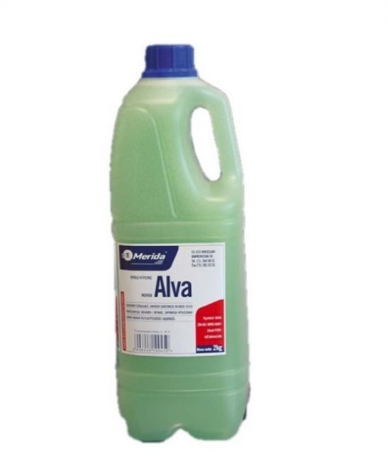 Mydło w płynie Merida Alva zielone 2,2 kg wysokiej jakości-pielęgnacyjne