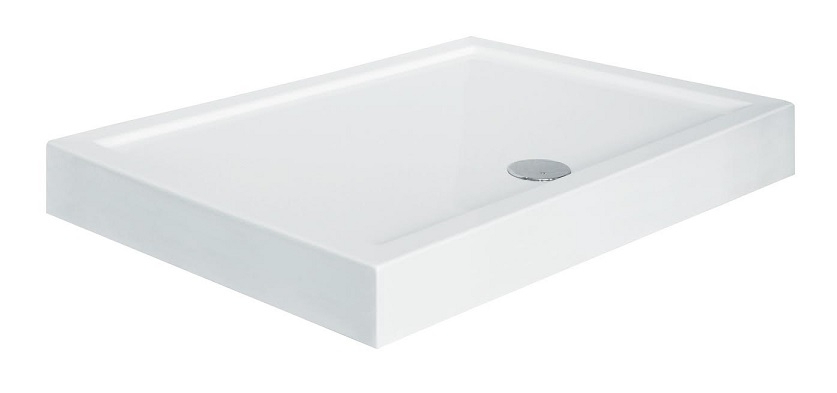 Besco Alpina 100x80x14cm brodzik z zintegrowaną obudową #BAA-100-K