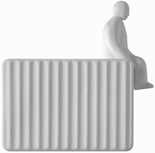 Umarell L18 biały - Karman - lampa ścienna