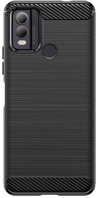 Etui Carbon Case do Nokia C22 elastyczny czarny