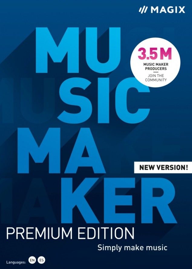 MAGIX Music Maker Premium Edition - ESD - cyfrowa - Edu i Gov - Certyfikaty Rzetelna Firma i Adobe Gold Reseller