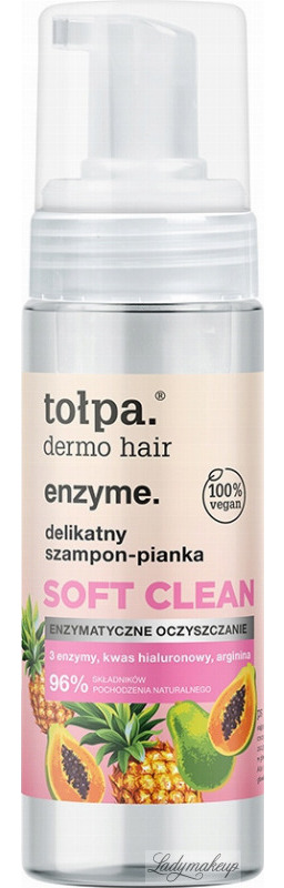 Tołpa - Dermo Hair - Enzyme - Delikatny szampon-pianka - Soft Clean - 150 ml