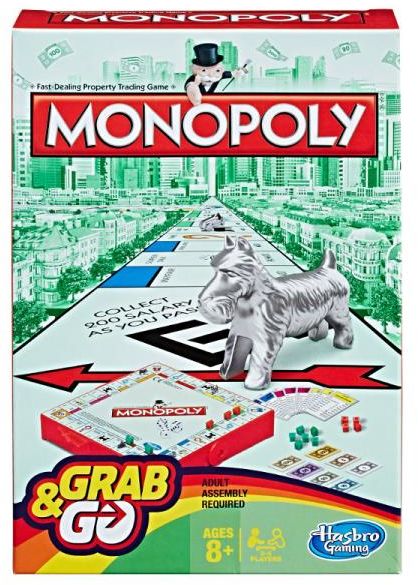 MONOPOLY wersja kieszonkowa B1002 p6 HASBRO ZAKŁADKA DO KSIĄŻEK GRATIS DO KAŻDEGO ZAMÓWIENIA