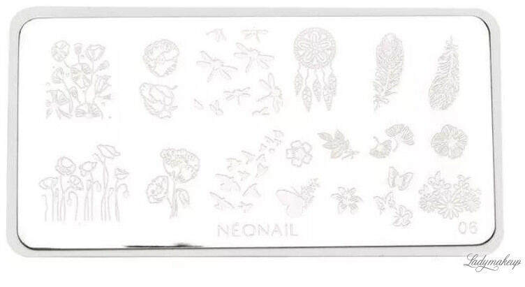 NeoNail - Plate for Stamping - Blaszka do stempli - 06