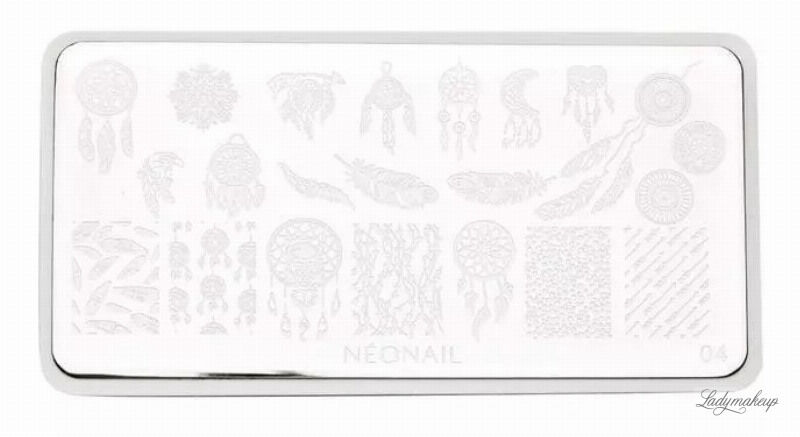 NeoNail - Plate for Stamping - Blaszka do stempli - 04