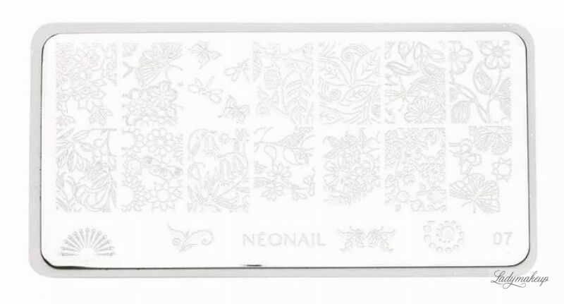 NeoNail - Plate for Stamping - Blaszka do stempli - 07