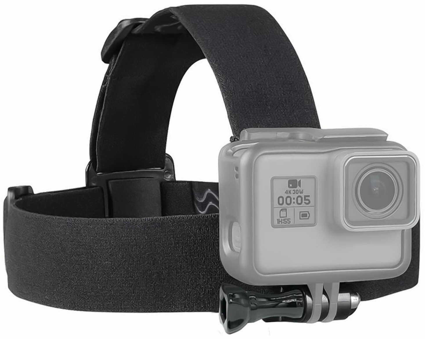 Opaska na głowę Alogy Techsuit Head Strap do kamerki sportowej GoPro Action Camera Black