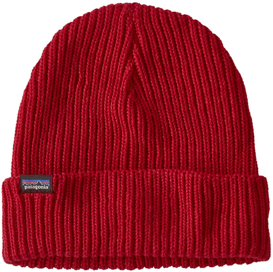 Czapka unisex Patagonia Fisherman''s Rolled Beanie - touring red