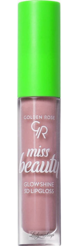 Golden Rose - Miss Beauty - Glow Shine 3D Lipgloss - Błyszczyk do ust - 4,5 ml - 02 Baby Pink