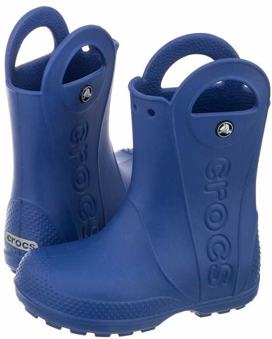 Kalosze Crocs Handle Rain Boot Kids Cerulean Blue 12803-4O5 (CR79-e)