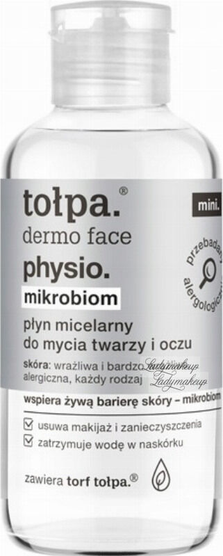 Tołpa - Dermo Face Physio Mikrobiom - Mini płyn micelarny do mycia twarzy i oczu - 100 ml