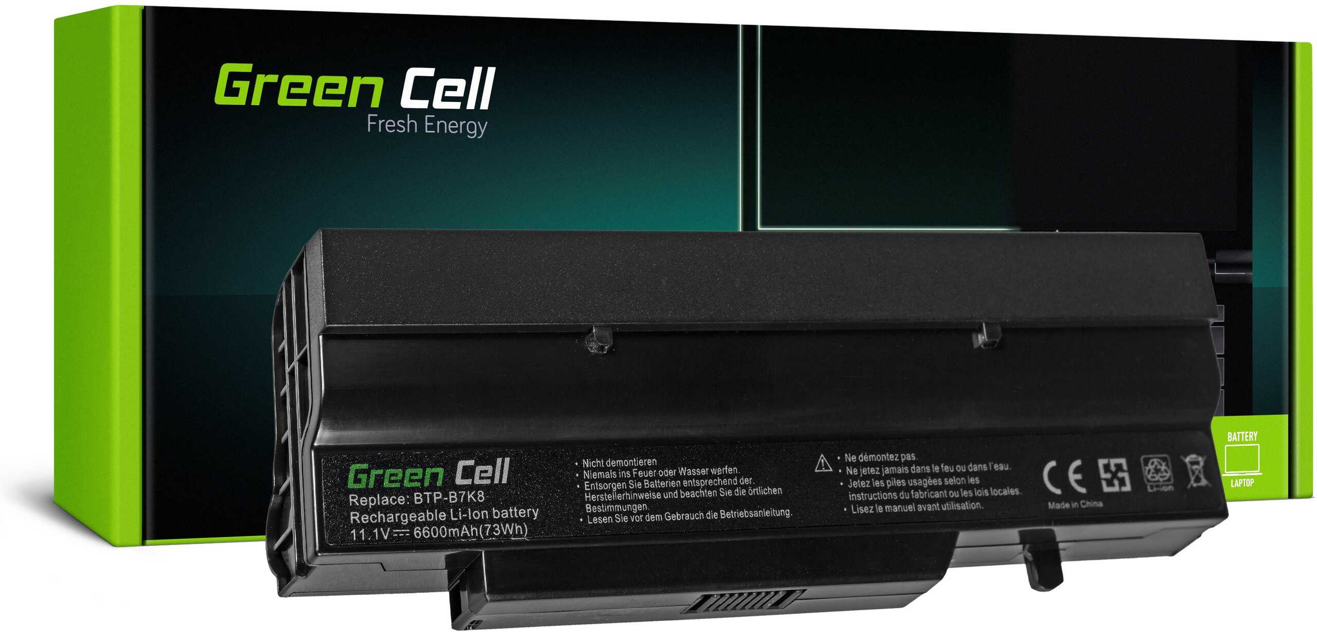 Bateria Green Cell BTP-B4K8 do Fujitsu-Siemens Esprimo V5505 V6505 Amilo Li2727 V3505