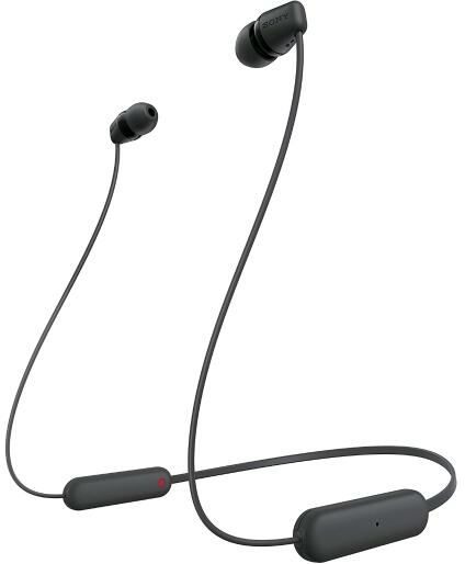 Sony WI-C100 Dokanałowe Bluetooth 5.0 Czarny Słuchawki bezprzewodowe
