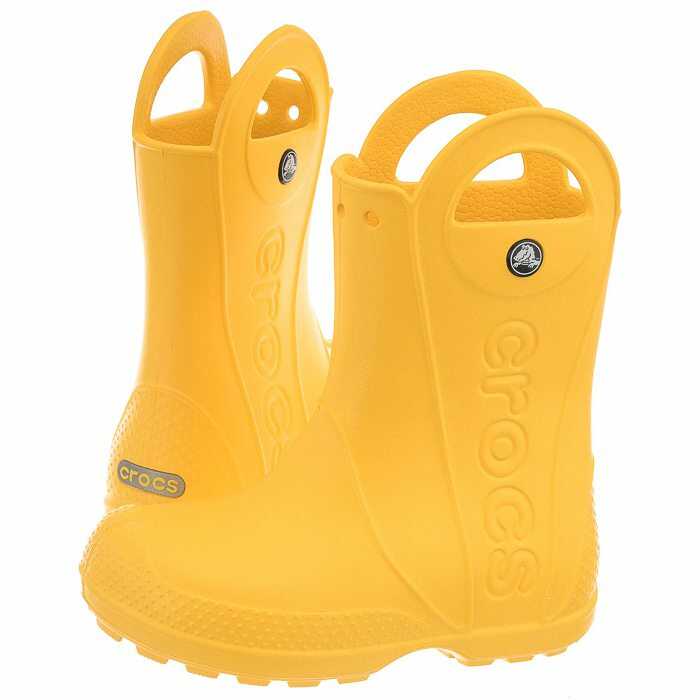 Kalosze Crocs Handle Rain Boot Kids Yellow 12803-730 (CR79-d)