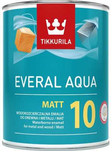 Emalia akrylowa Tikkurila Everal 10 Aqua Matt 0,9l
