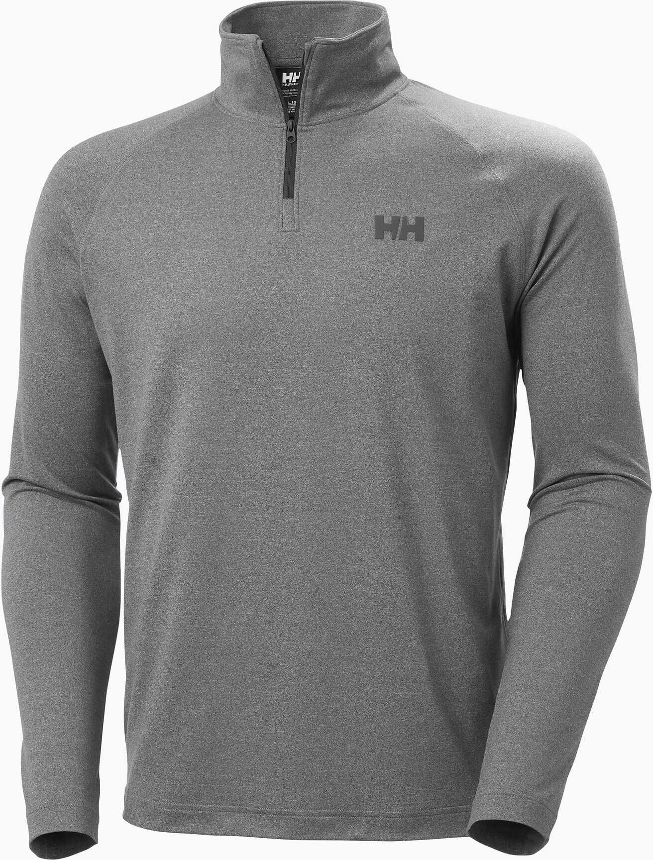 Bluza trekkingowa męska Helly Hansen Verglas 1/2 Zip 980 szara 62947 WYSYŁKA W 24H 30 DNI NA ZWROT
