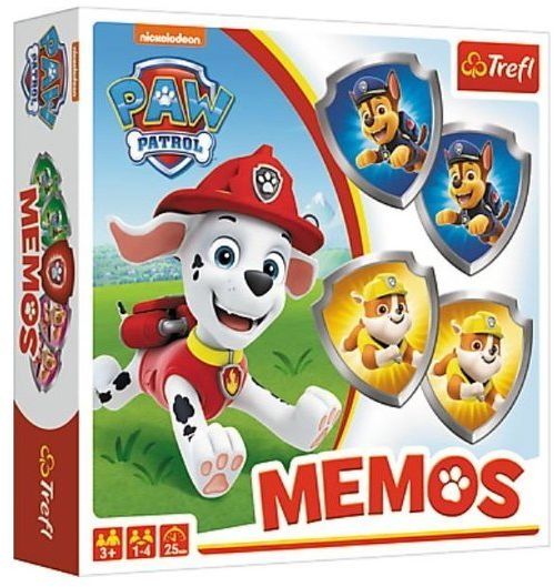 Psi Patrol Memos - gra pamięciowa dla dzieci memory
