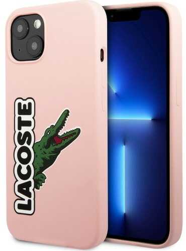 Lacoste Etui Hardcase Silicone Head Crocodile do iPhone 13, różowe