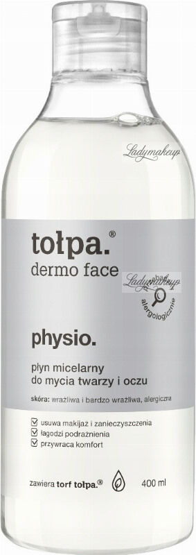Tołpa - Dermo Face Physio mikrobiom - Płyn micelarny do mycia twarzy i oczu - 400 ml