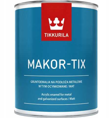 Farba Tikkurila Makor-Tix Grafitowy 1l