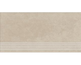 Gres szkliwiony stopnica ARES beige mat 29,8x59,8 gat. I