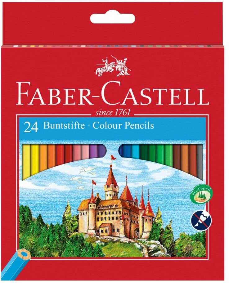 Kredki Zamek 24 kolory FABER CASTELL