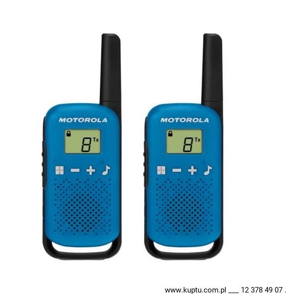Motorola TLKR T42 radiotelefon niebieski