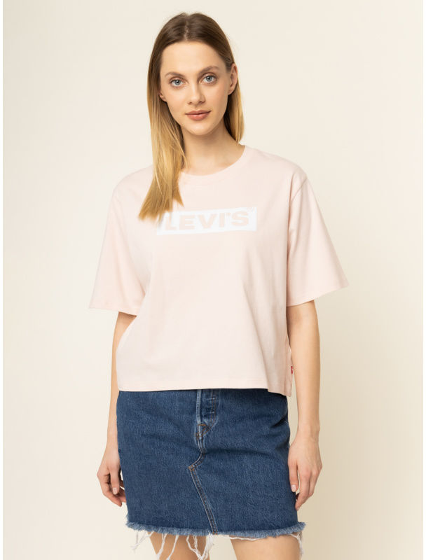 Levi''s T-Shirt Graphic Parker Tee 85634-0008 Różowy Regular Fit