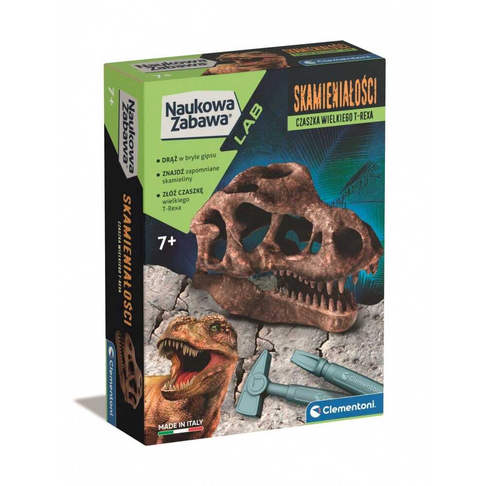 Naukowa zabawa Skamieniałości Czaszka T-Rexa Clementoni 7+ CLE50790-07900