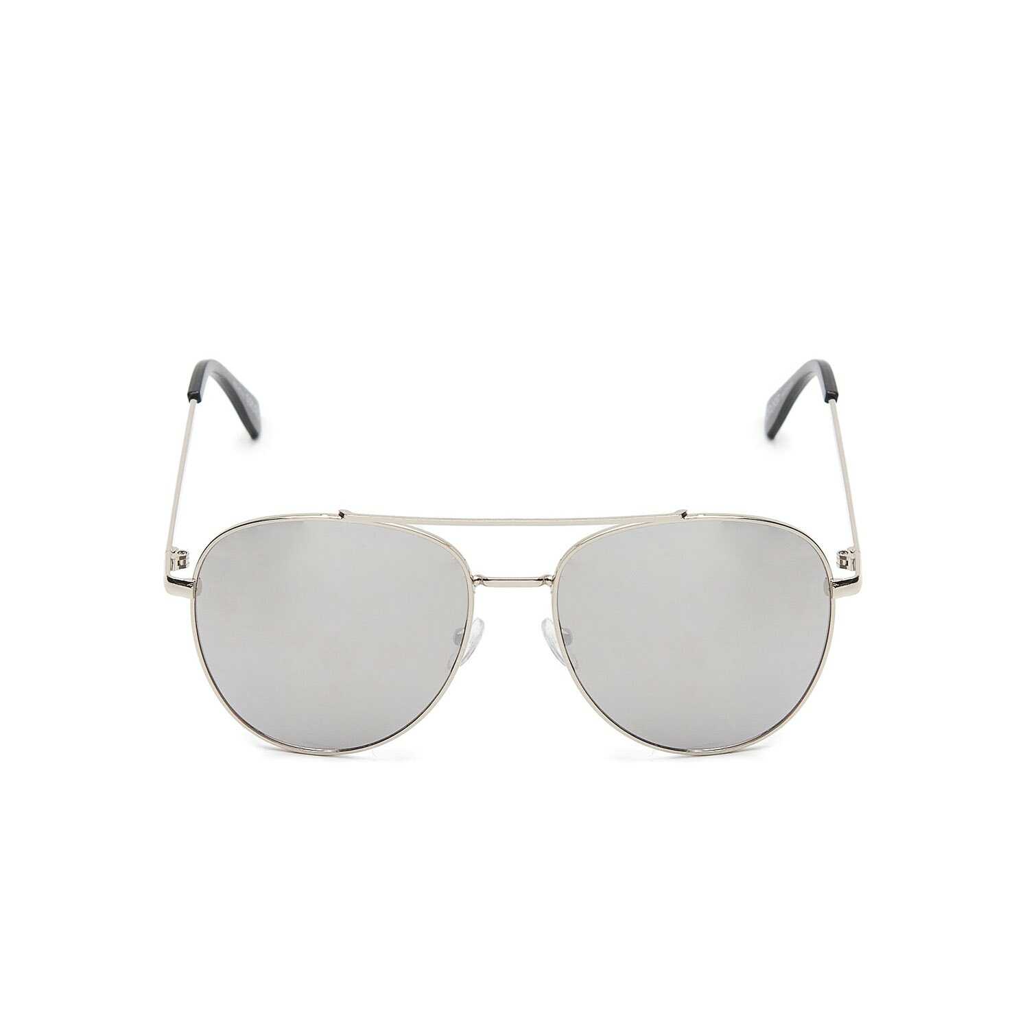 Cropp - Szare okulary przeciwsłoneczne - Biały