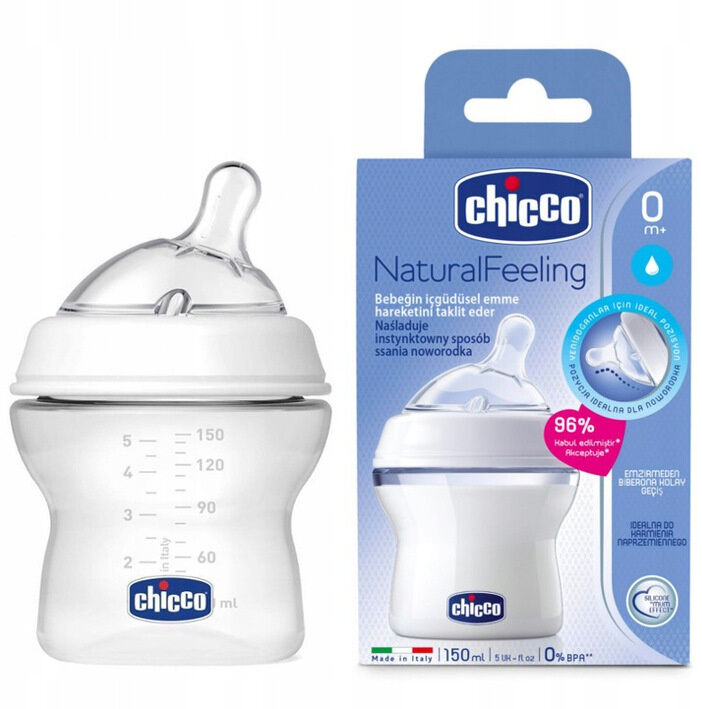 CHICCO BUTELKA ANTYKOLKOWA NATURAL FEELING 150ml